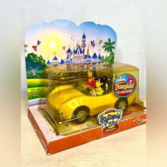 Disneyland Park Autopia Cars Chevron Promotion Set X3 Retired Bob Gurr - Picture 2 of 15